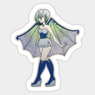 Dragon Girl Sticker